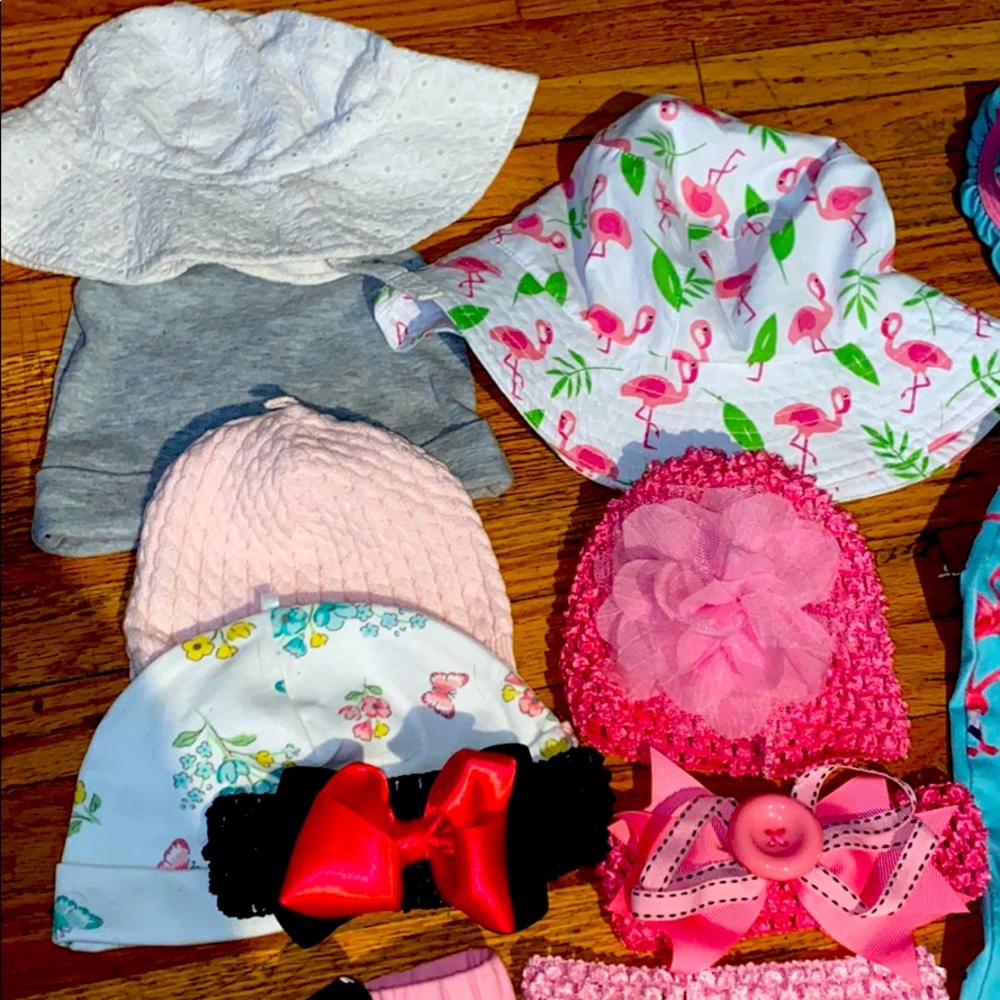 Baby girl hats and headbands